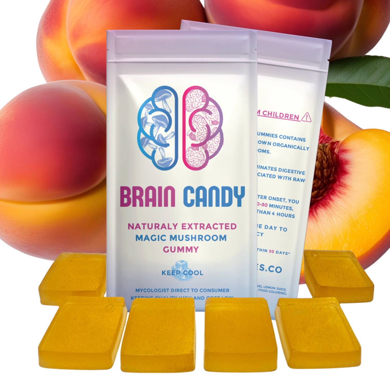 Peach gummy