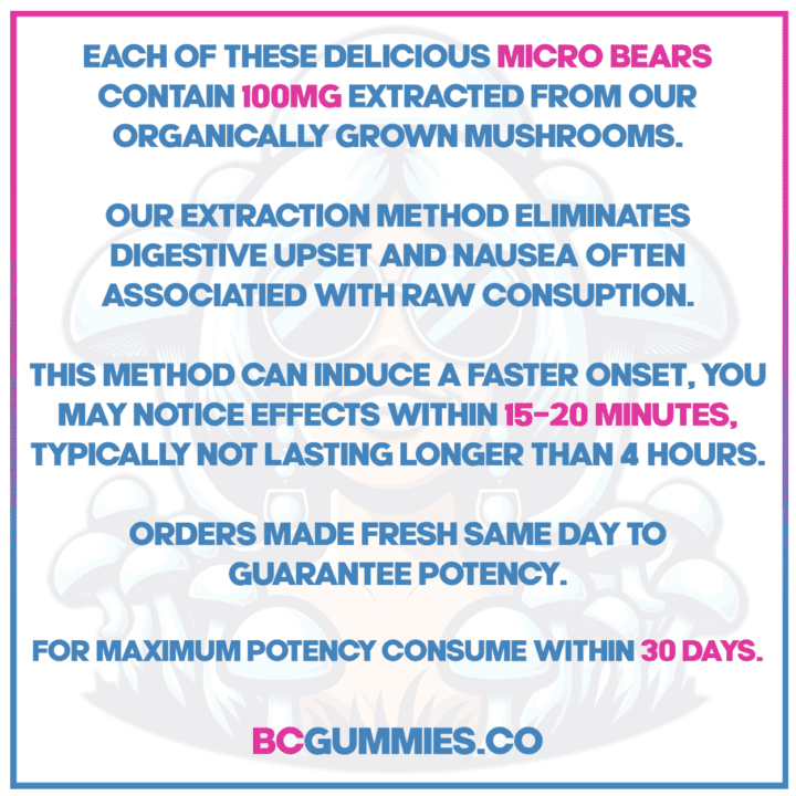Get Magic Mushroom Micro Bears - Shroom Gummy